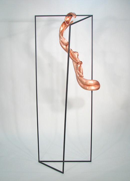 Epidermal Plane VII reverse Kai Wolter, Metalsmith, Kaiwerx Studio, sculpture