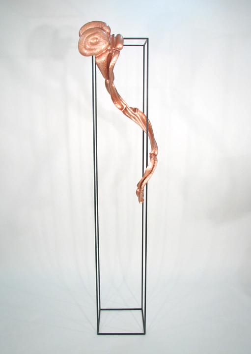 Epidermal Plane XI Kai Wolter, Metalsmith, Kaiwerx Studio, sculpture, biomorphic, organic