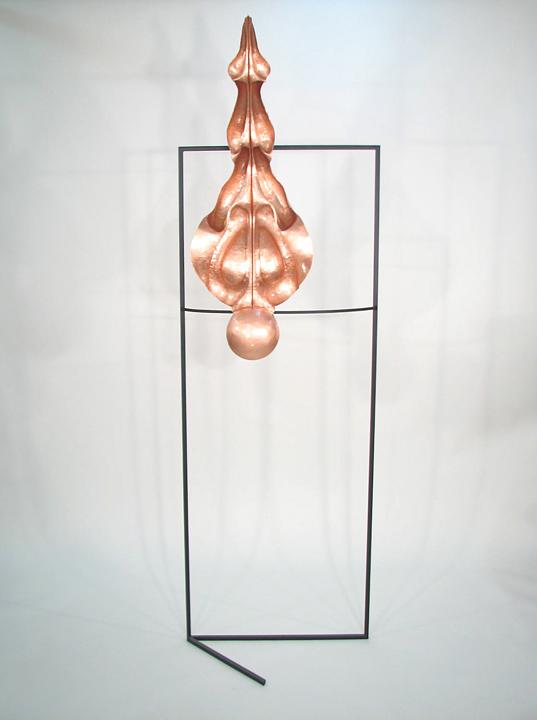 Kai Wolter, Metalsmith, Kaiwerx Studio, sculpture, biomorphic, organic