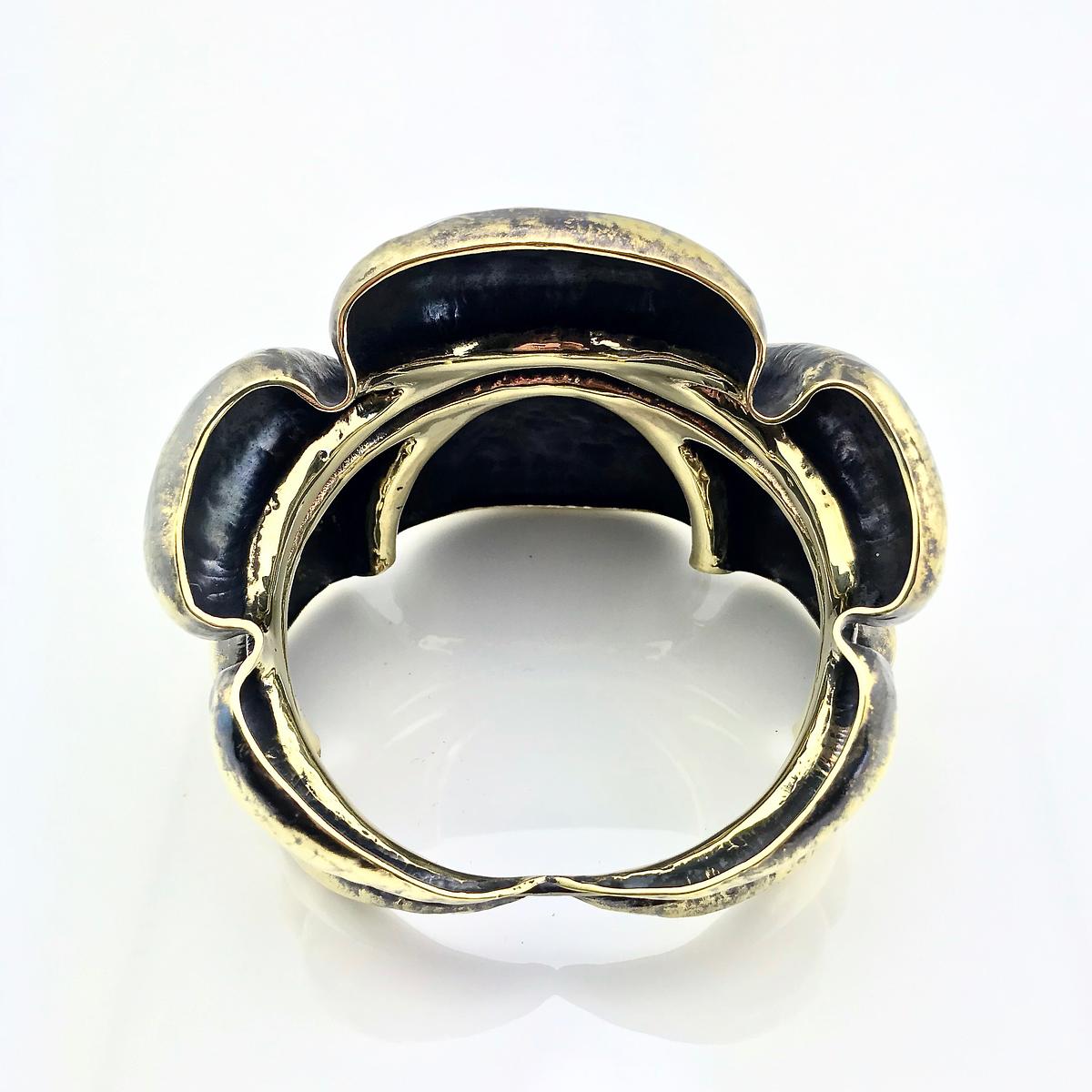 Epidermal Plane Bangle Bracelet