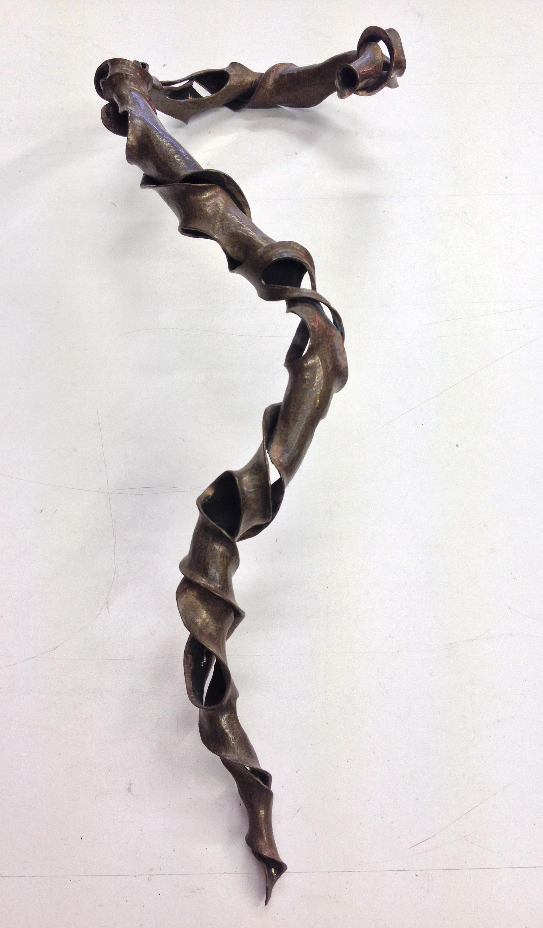 Kai Wolter, Metalsmith, Kaiwerx Studio. Hammered bronze