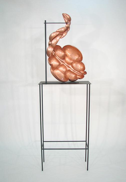 Epidermal Plane IV Kai Wolter, Metalsmith, Kaiwerx Studio, sculpture, biomorphic, organic