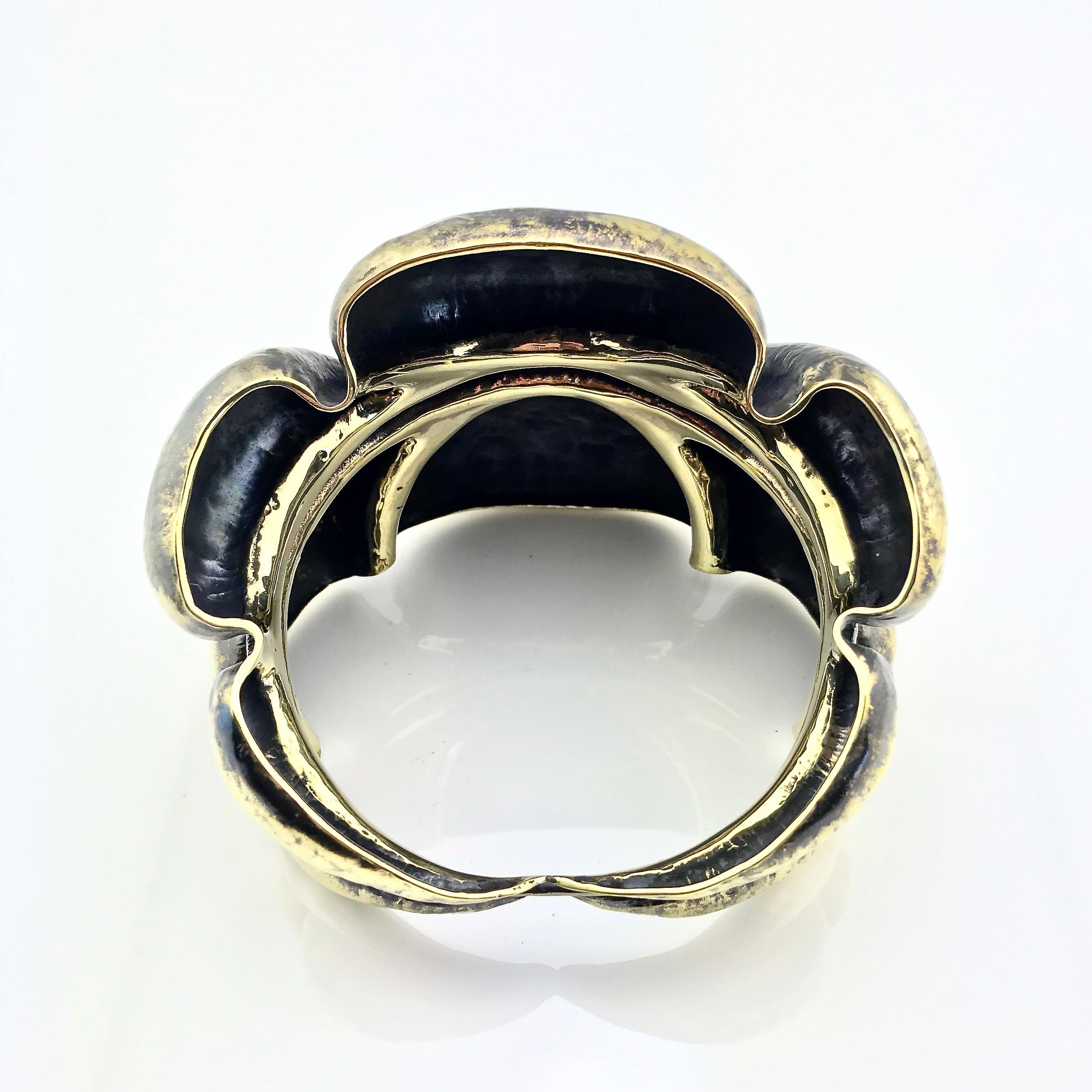 Epidermal Plane Bangle Bracelet