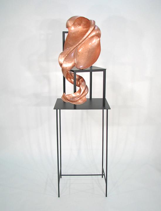 Epidermal Plane VI Kai Wolter, Metalsmith, Kaiwerx Studio, sculpture, biomorphic, organic