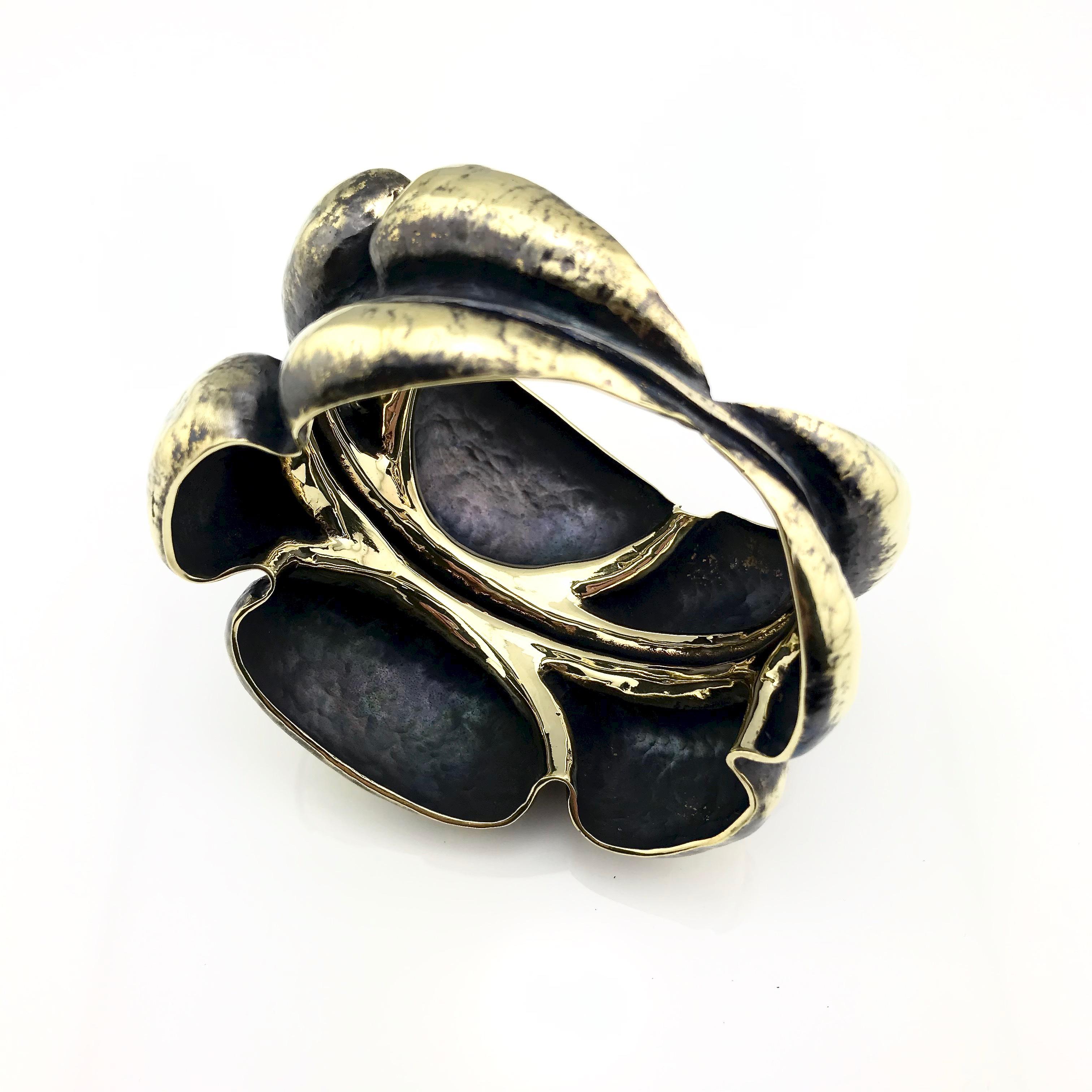 Epidermal Plane Bangle Bracelet