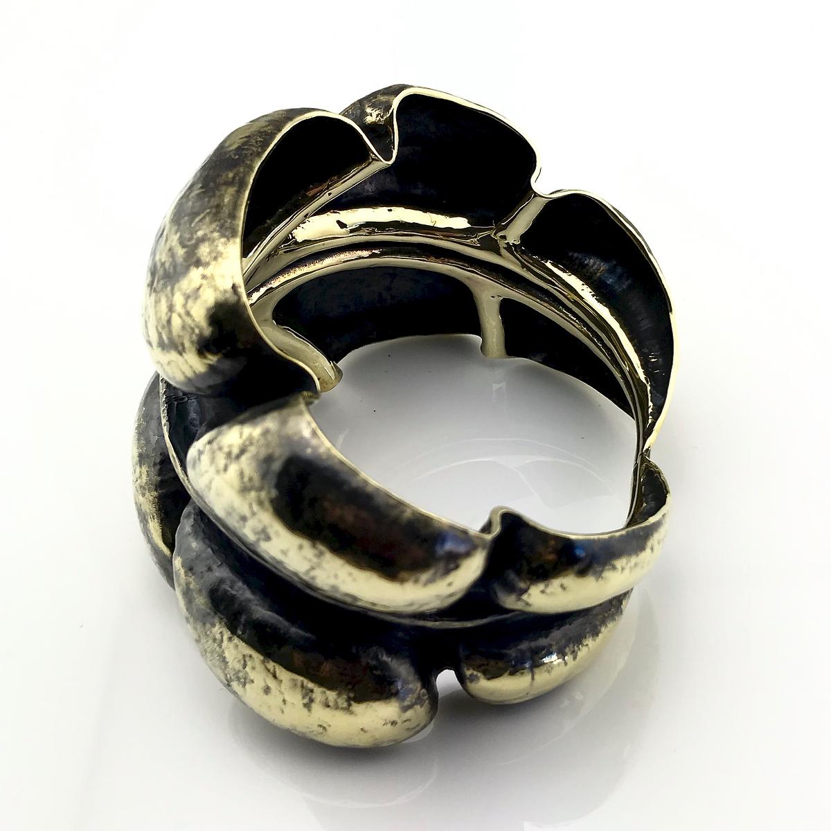 Epidermal Plane Bangle Bracelet